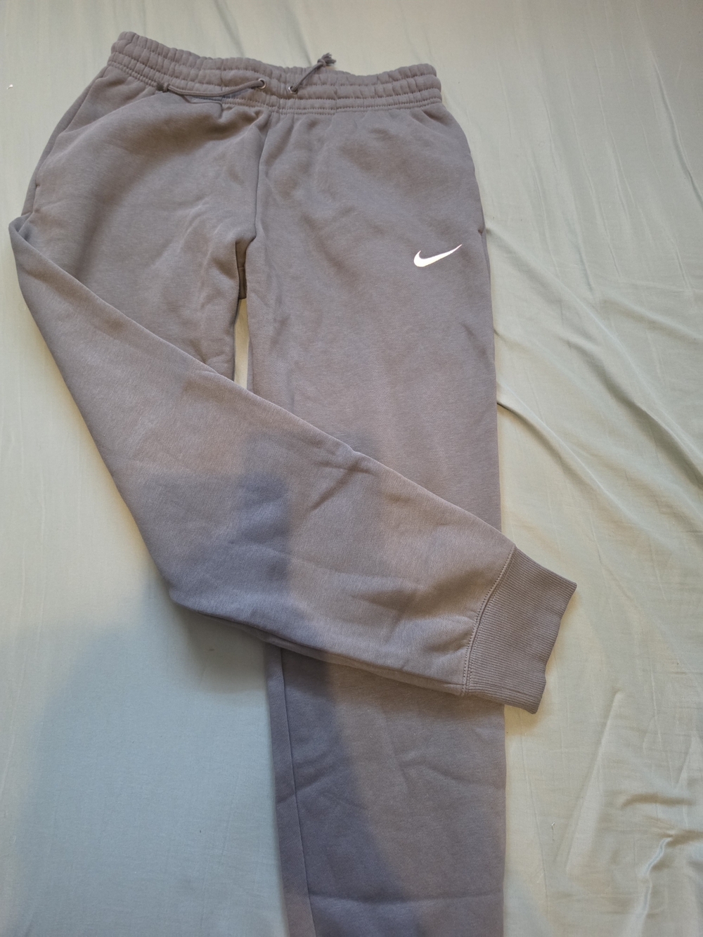 Nike Kids Gray Swoosh Jogger Sweatpants